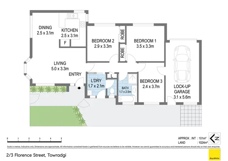 Floorplan of Homely house listing, 2/3 Florence Street, Towradgi NSW 2518