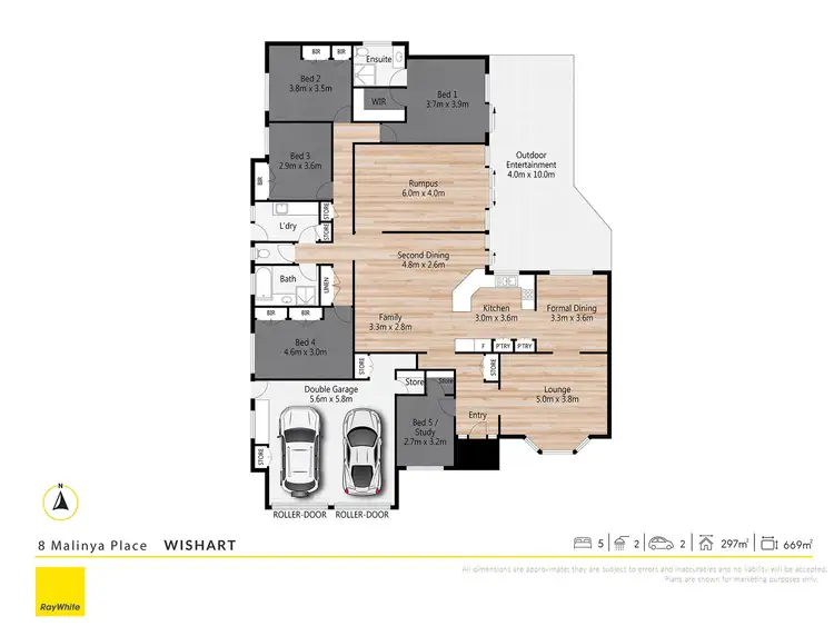 Floorplan of Homely house listing, 8 Malinya Place, Wishart QLD 4122