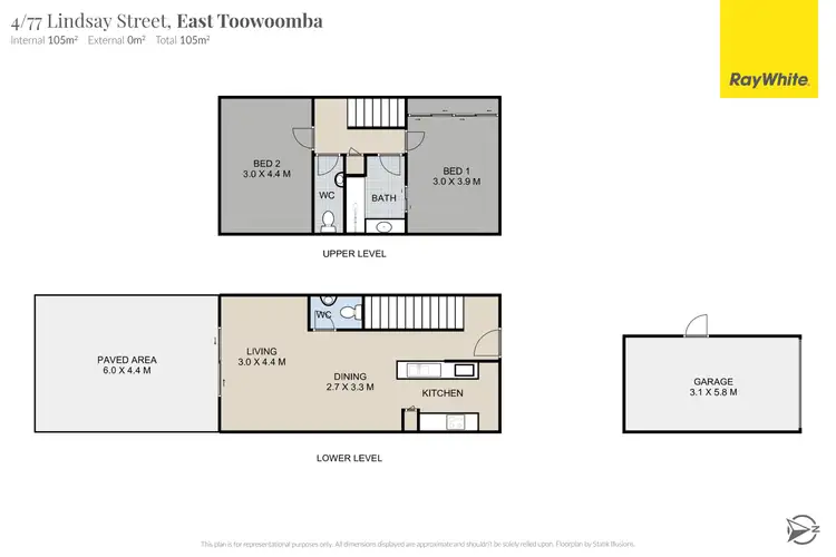 Floorplan of Homely unit listing, 4/75-79 Lindsay Street, East Toowoomba QLD 4350