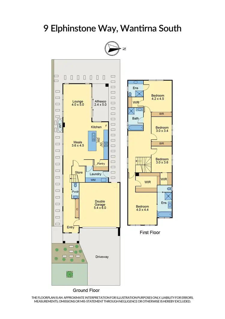 Floorplan of Homely house listing, 9 Elphinstone Way, Wantirna South VIC 3152