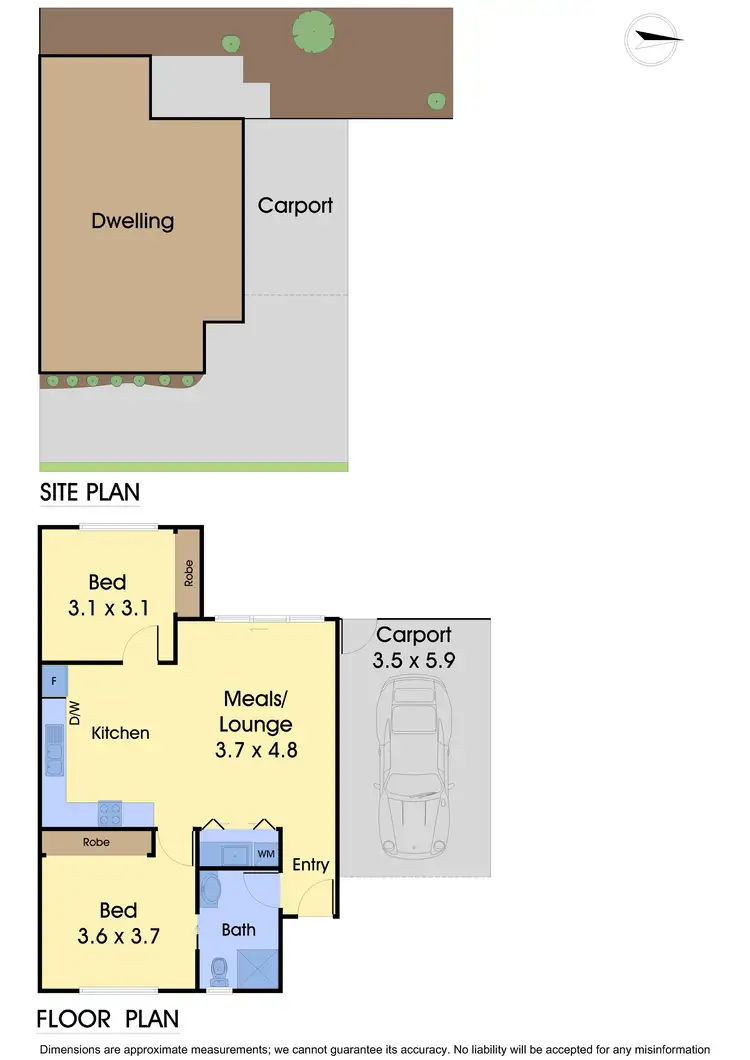 Floorplan of Homely unit listing, 3/8 Beena Avenue, Carnegie VIC 3163