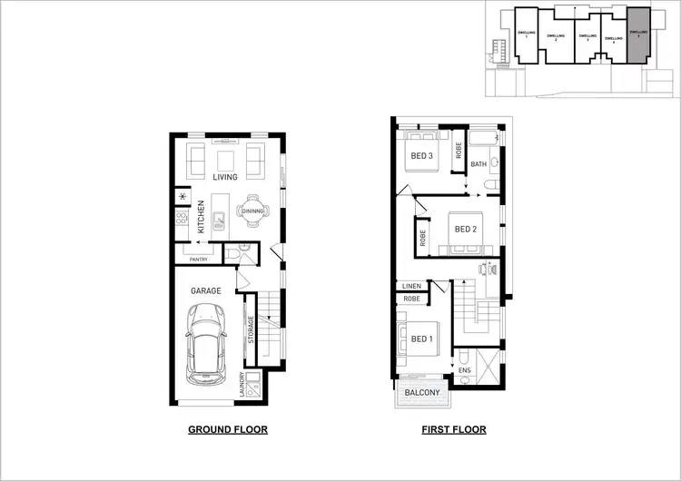 Floorplan of Homely townhouse listing, 5/28 Glen Street, Moorooka QLD 4105