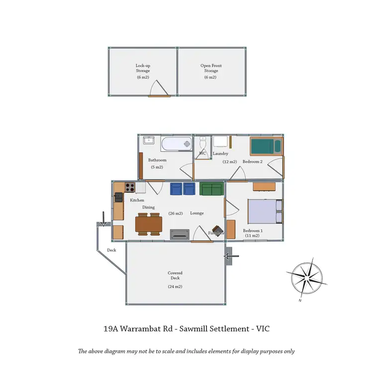Floorplan of Homely house listing, 19A Warrambat Road, Sawmill Settlement VIC 3723