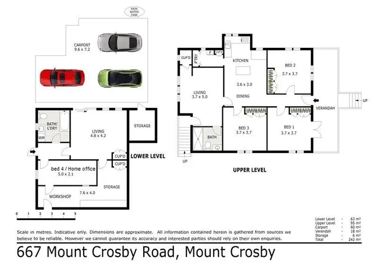 Floorplan of Homely house listing, 667 Mount Crosby Road, Mount Crosby QLD 4306