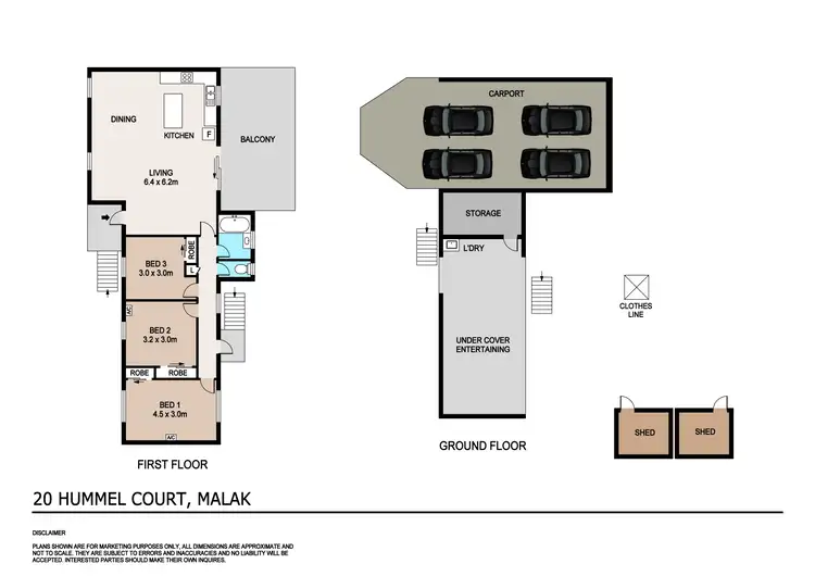 Floorplan of Homely house listing, 20 Hummel Court, Malak NT 812
