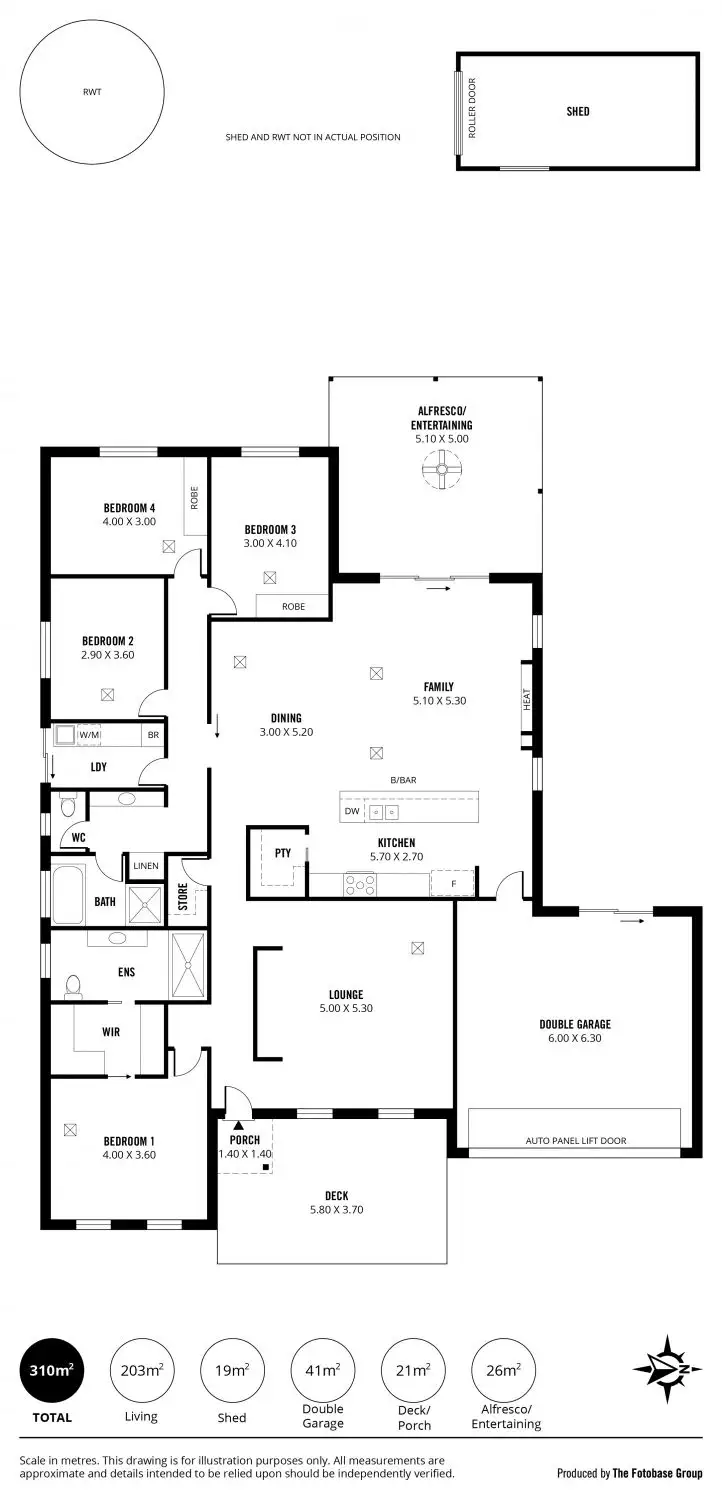 Floorplan of Homely house listing, 41 Hampden Way, Strathalbyn SA 5255