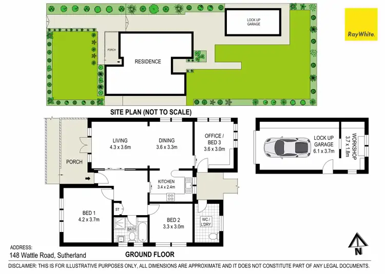 Floorplan of Homely house listing, 148 Wattle Road, Sutherland NSW 2232