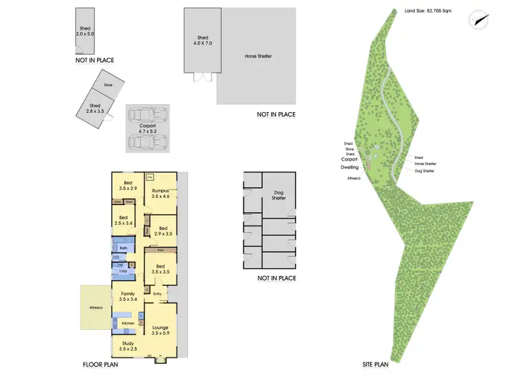 Floorplan of Homely rural property listing, 140 Youngs Road, St Andrews VIC 3761