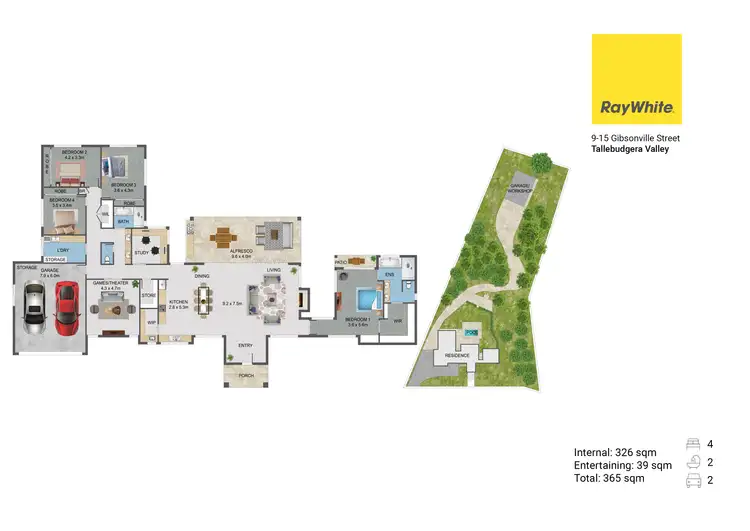 Floorplan of Homely house listing, 9-15 Gibsonville Street, Tallebudgera Valley QLD 4228