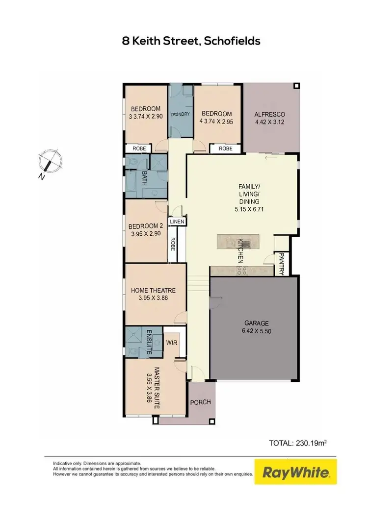 Floorplan of Homely house listing, 8 Keith Street (Tallawong), Schofields NSW 2762