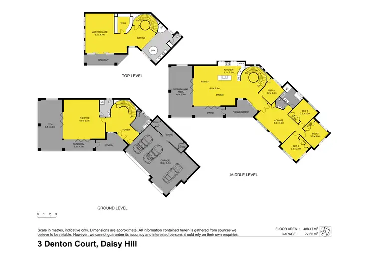 Floorplan of Homely house listing, 3 Denton Court, Daisy Hill QLD 4127