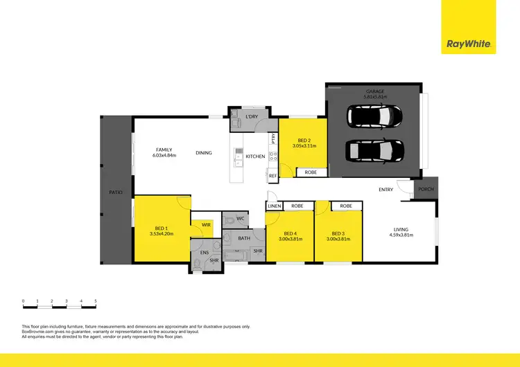 Floorplan of Homely house listing, 8 Marblewood Circuit, Mount Low QLD 4818