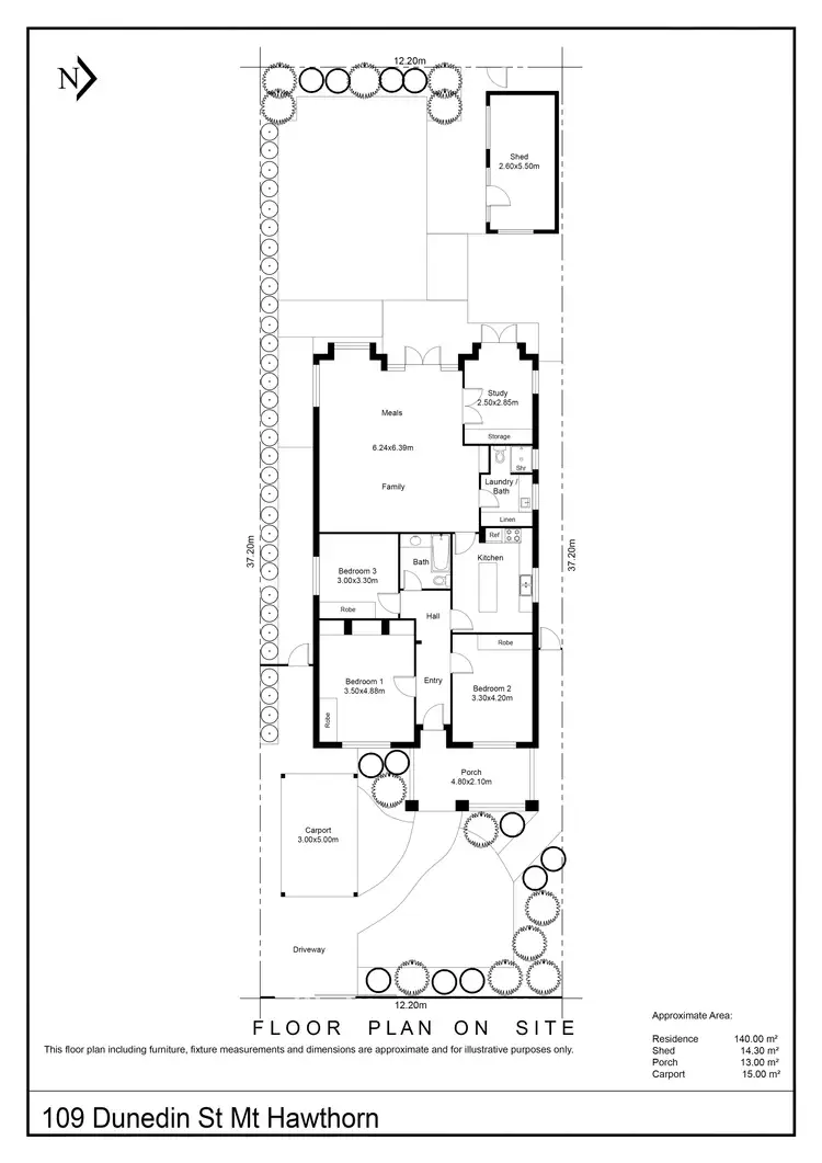 Floorplan of Homely house listing, 109 Dunedin Street, Mount Hawthorn WA 6016