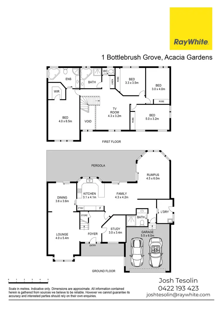 Floorplan of Homely house listing, 1 Bottlebrush Grove, Acacia Gardens NSW 2763