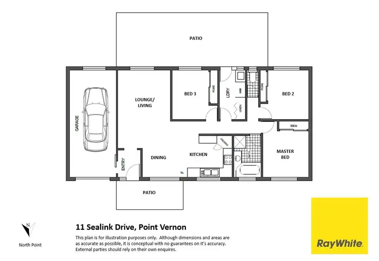 Floorplan of Homely house listing, 11 Sealink Drive, Point Vernon QLD 4655