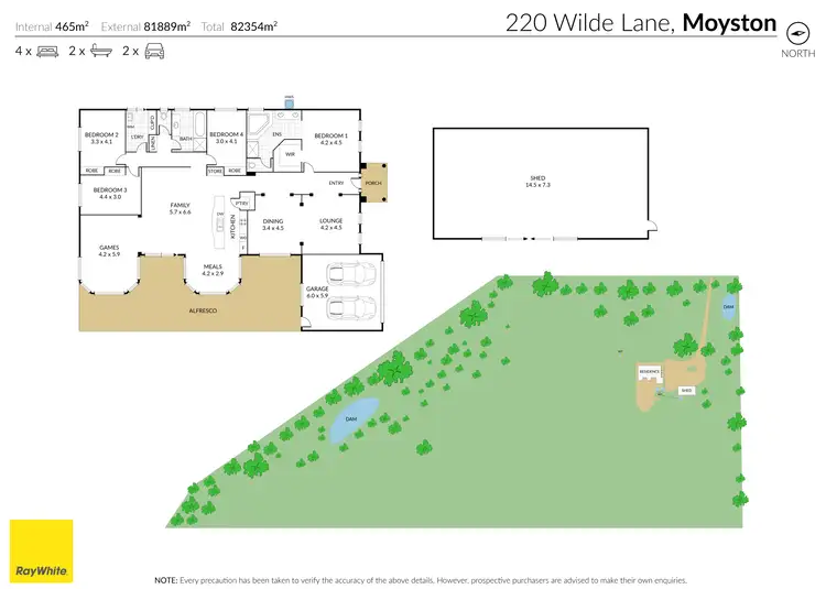 Floorplan of Homely house listing, 220 Wilde Lane, Moyston VIC 3377