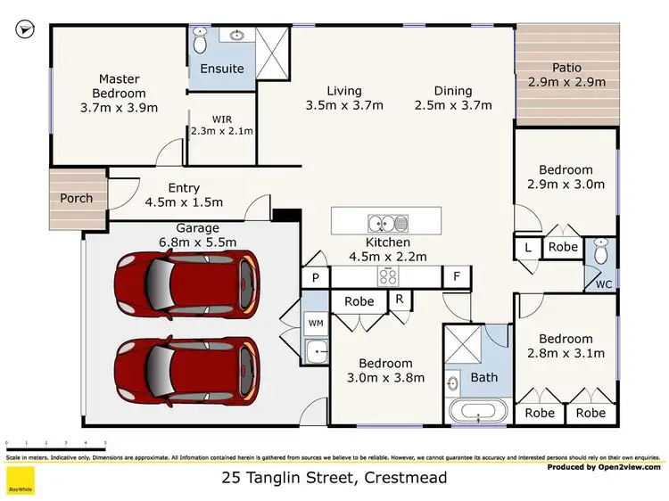 Floorplan of Homely house listing, 25 Tanglin Street, Crestmead QLD 4132
