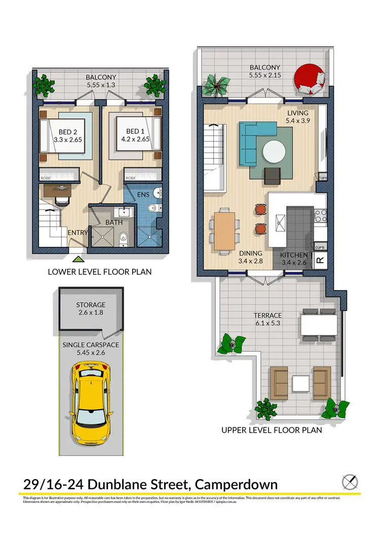 Floorplan of Homely apartment listing, 29/16-24 Dunblane Street, Camperdown NSW 2050