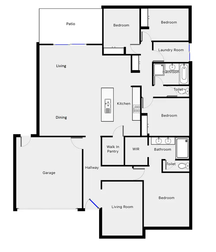 Floorplan of Homely house listing, 3 Linney Road, Mildura VIC 3500