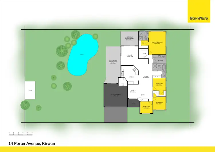 Floorplan of Homely house listing, 14 Porter Avenue, Kirwan QLD 4817
