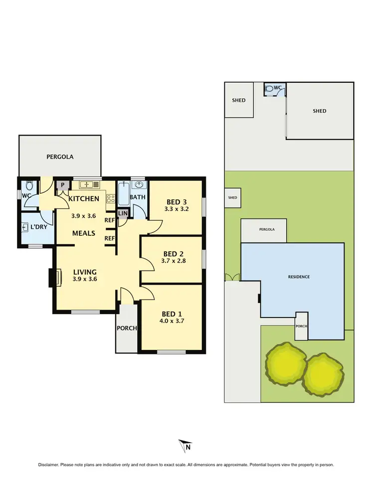 Floorplan of Homely house listing, 56 Ross Street, Coburg VIC 3058