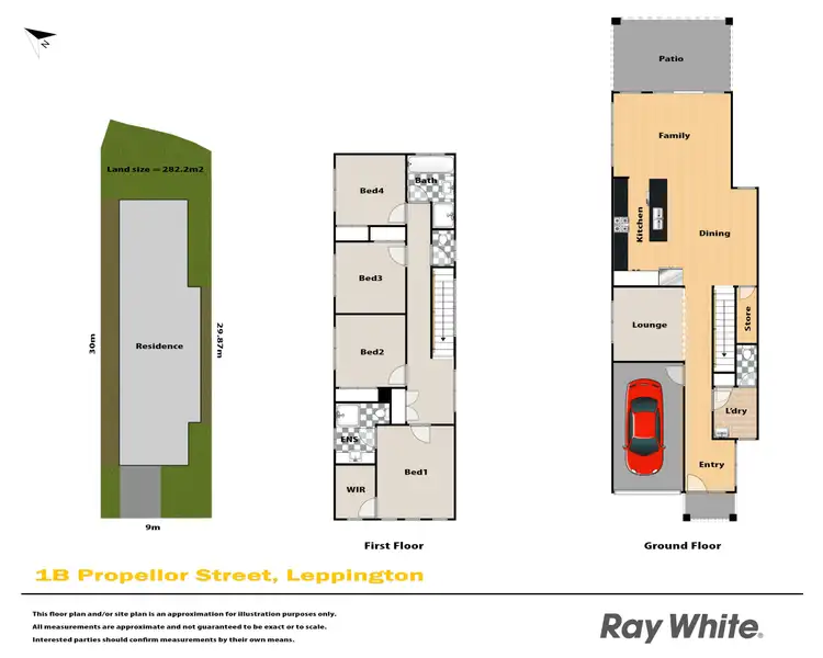 Floorplan of Homely house listing, 1B Propellor Avenue, Leppington NSW 2179