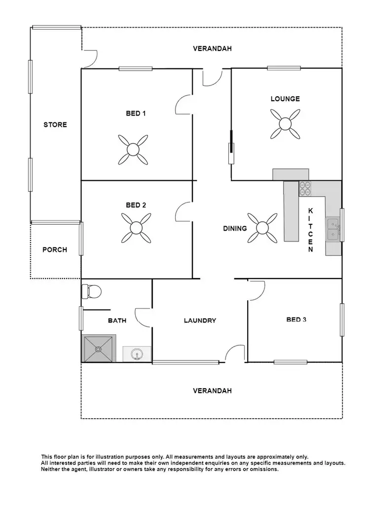 Floorplan of Homely house listing, 4 Burgoyne Street, Port Augusta West SA 5700