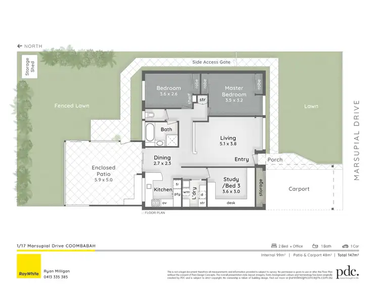 Floorplan of Homely house listing, 1/17 Marsupial Drive, Coombabah QLD 4216