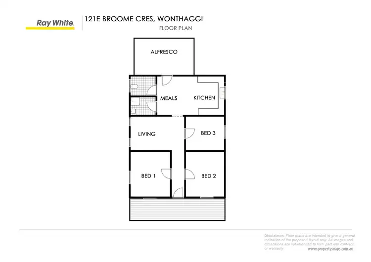 Floorplan of Homely house listing, 121B Broome Crescent, Wonthaggi VIC 3995