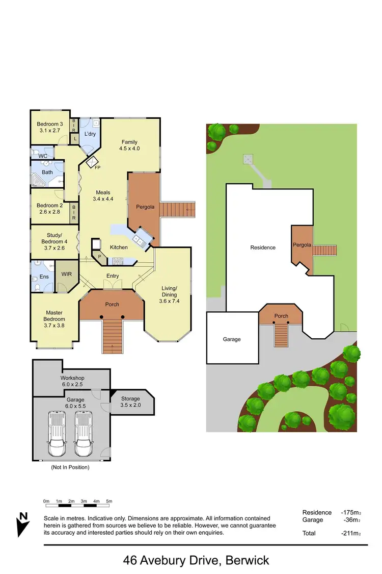 Floorplan of Homely house listing, 46 Avebury Drive, Berwick VIC 3806