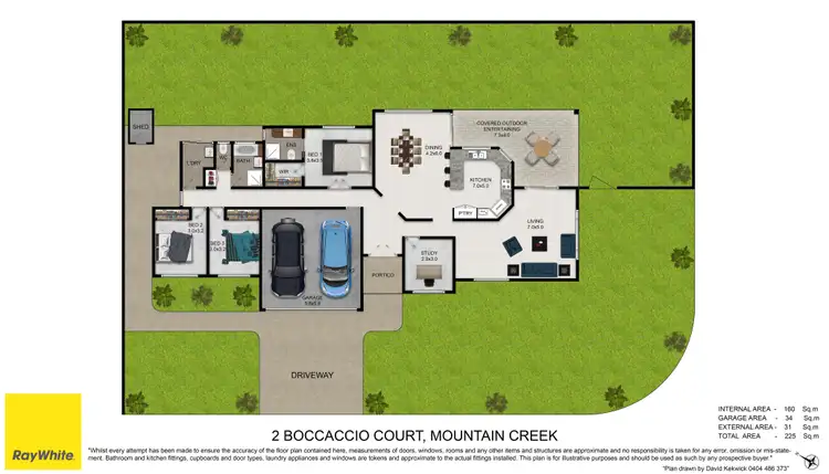 Floorplan of Homely house listing, 2 Boccaccio Court, Mountain Creek QLD 4557