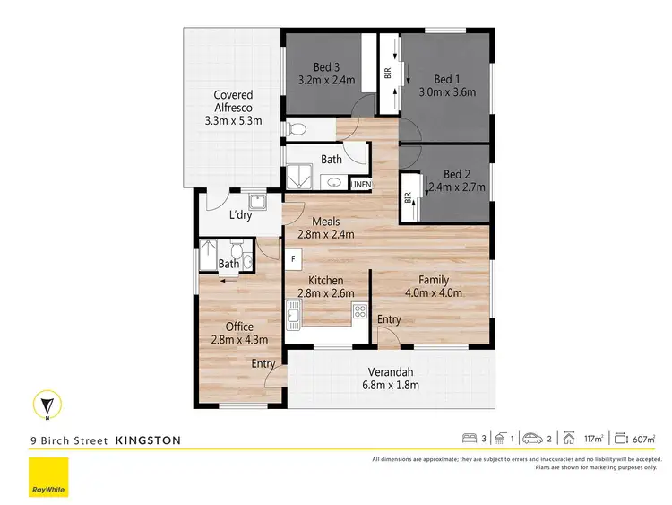 Floorplan of Homely house listing, 9 Birch Street, Kingston QLD 4114