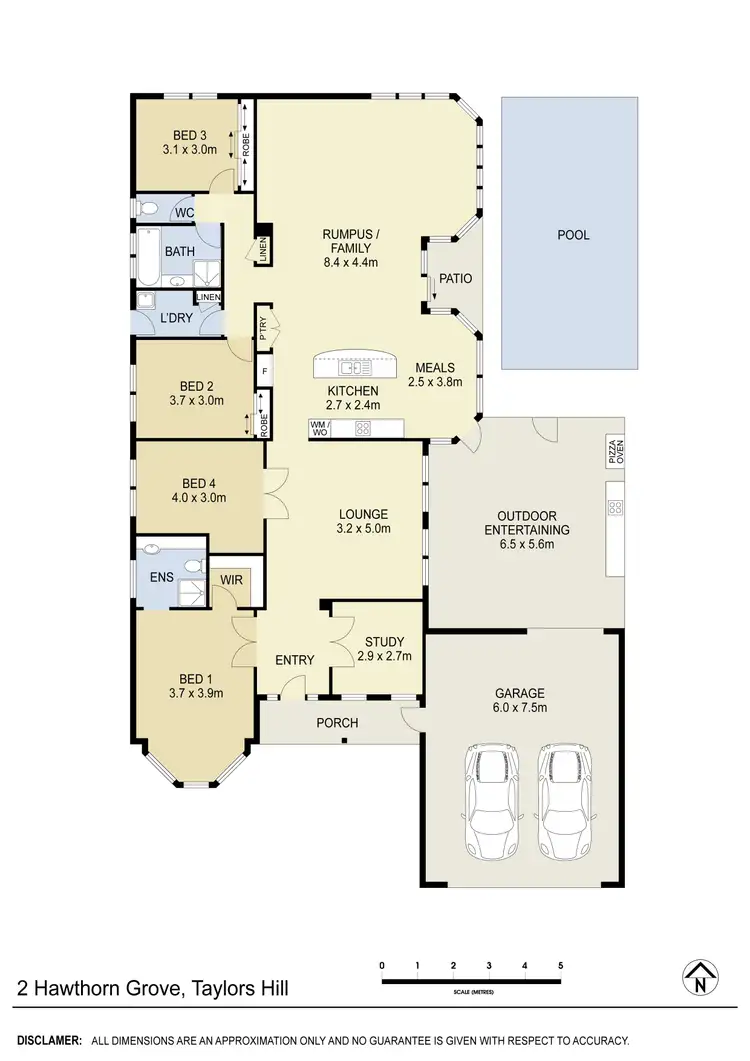 Floorplan of Homely house listing, 2 Hawthorn Grove, Taylors Hill VIC 3037