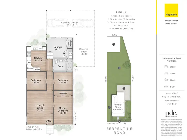 Floorplan of Homely house listing, 26 Serpentine Road, Pinkenba QLD 4008