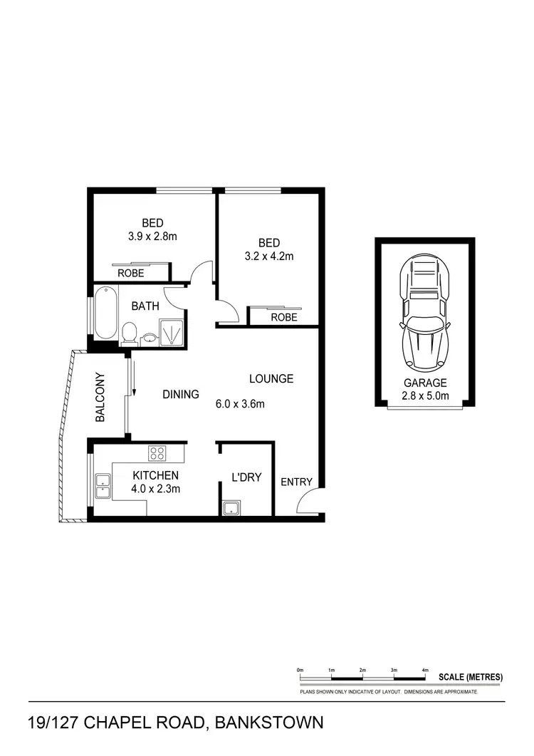 Floorplan of Homely unit listing, 19/127 Chapel Road, Bankstown NSW 2200