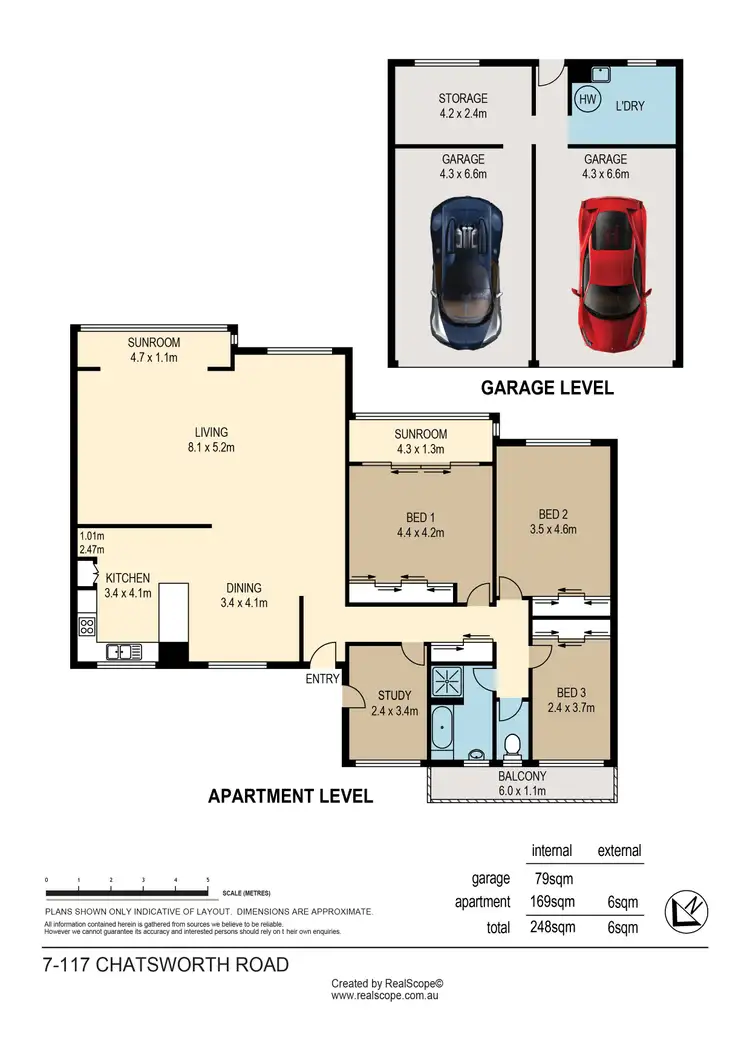 Floorplan of Homely apartment listing, 7/117 Chatsworth Road, Coorparoo QLD 4151