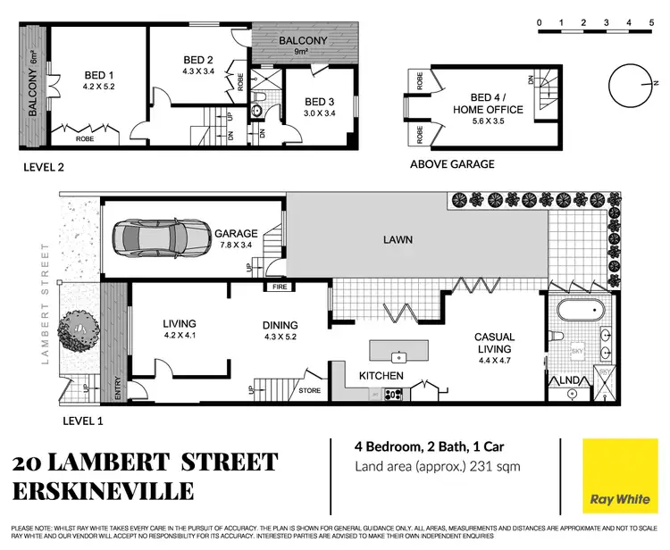 Floorplan of Homely house listing, 20 Lambert Street, Erskineville NSW 2043