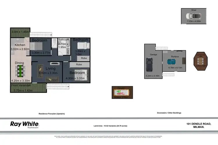 Floorplan of Homely house listing, 101 Dendle Road, Milman QLD 4702