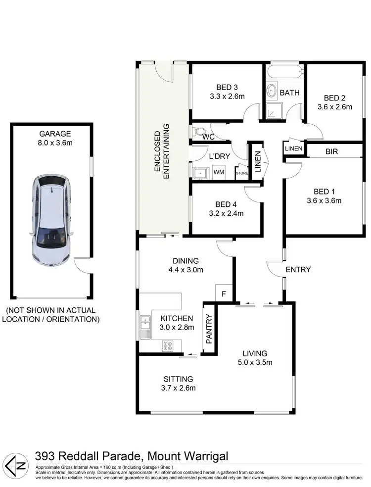 Floorplan of Homely house listing, 393 Reddall Parade, Mount Warrigal NSW 2528
