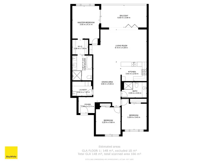 Floorplan of Homely unit listing, 122/3 Pendraat Parade 'Ilanah Aqua', Hope Island QLD 4212