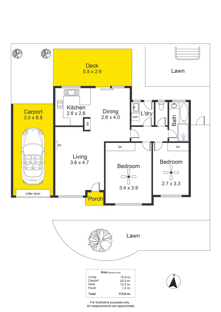 Floorplan of Homely unit listing, 2/9-15 Cudmore Terrace, Marleston SA 5033