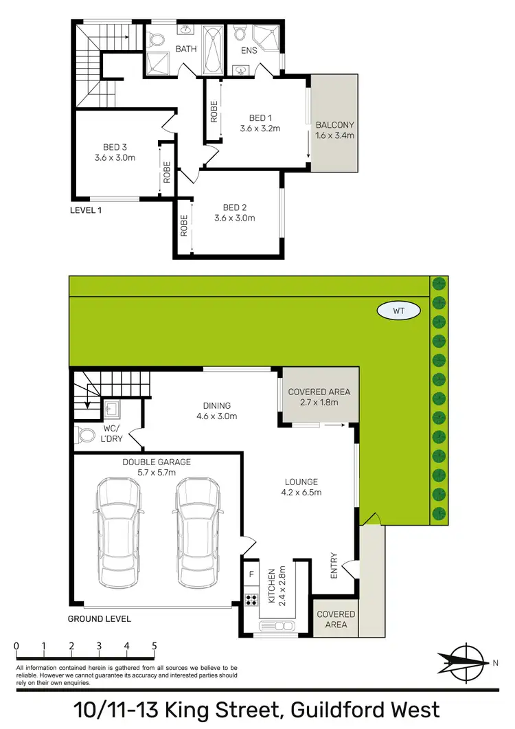 Floorplan of Homely townhouse listing, 10/11-13 King Street, Guildford West NSW 2161