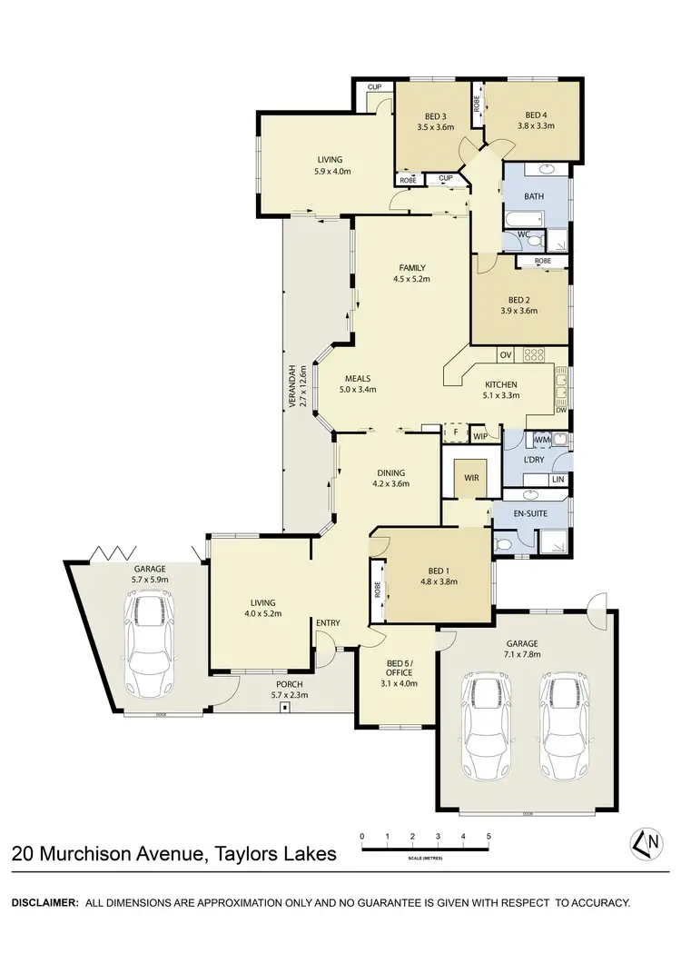 Floorplan of Homely house listing, 20 Murchison Avenue, Taylors Lakes VIC 3038