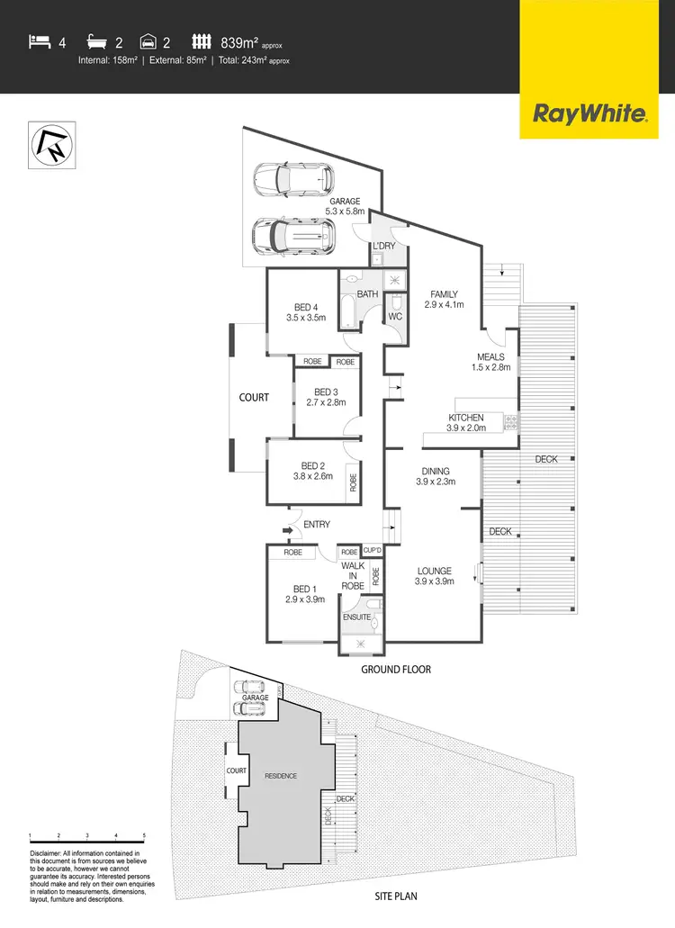 Floorplan of Homely house listing, 32 Jackie Howe Crescent, Macarthur ACT 2904