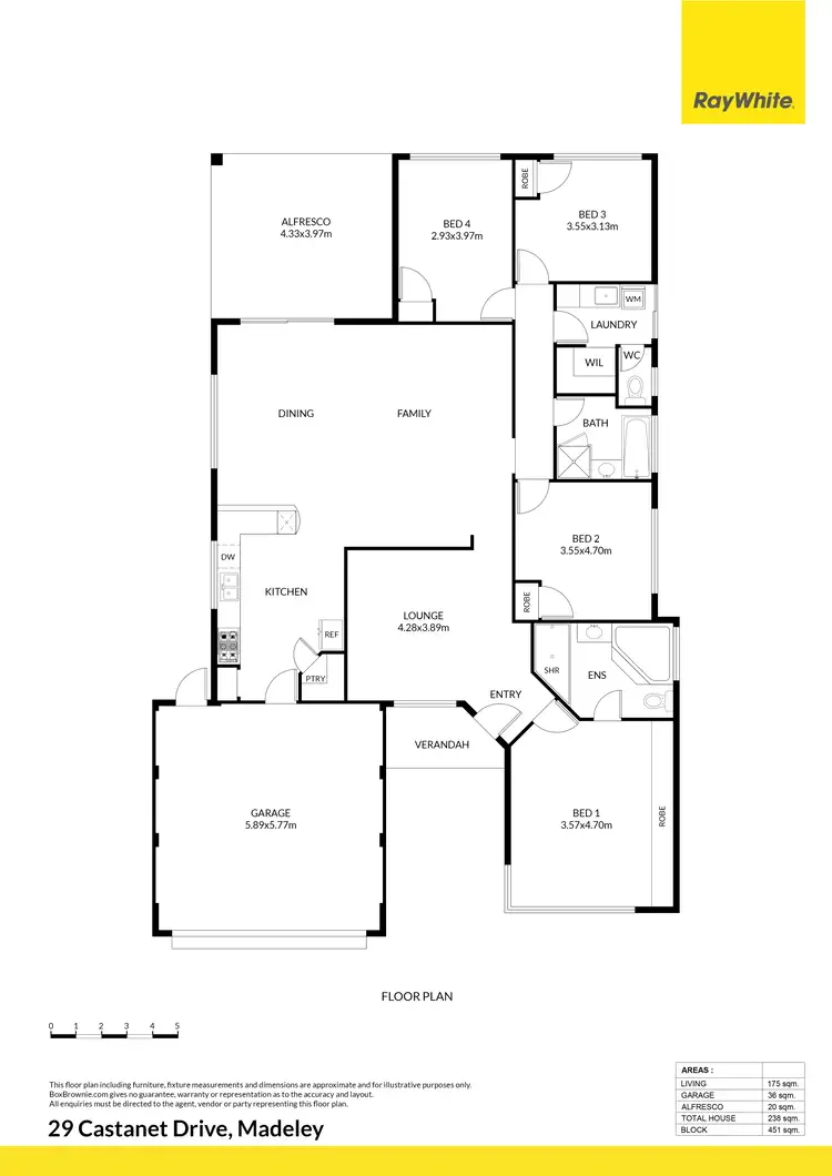 Floorplan of Homely house listing, 29 Castanet Drive, Madeley WA 6065