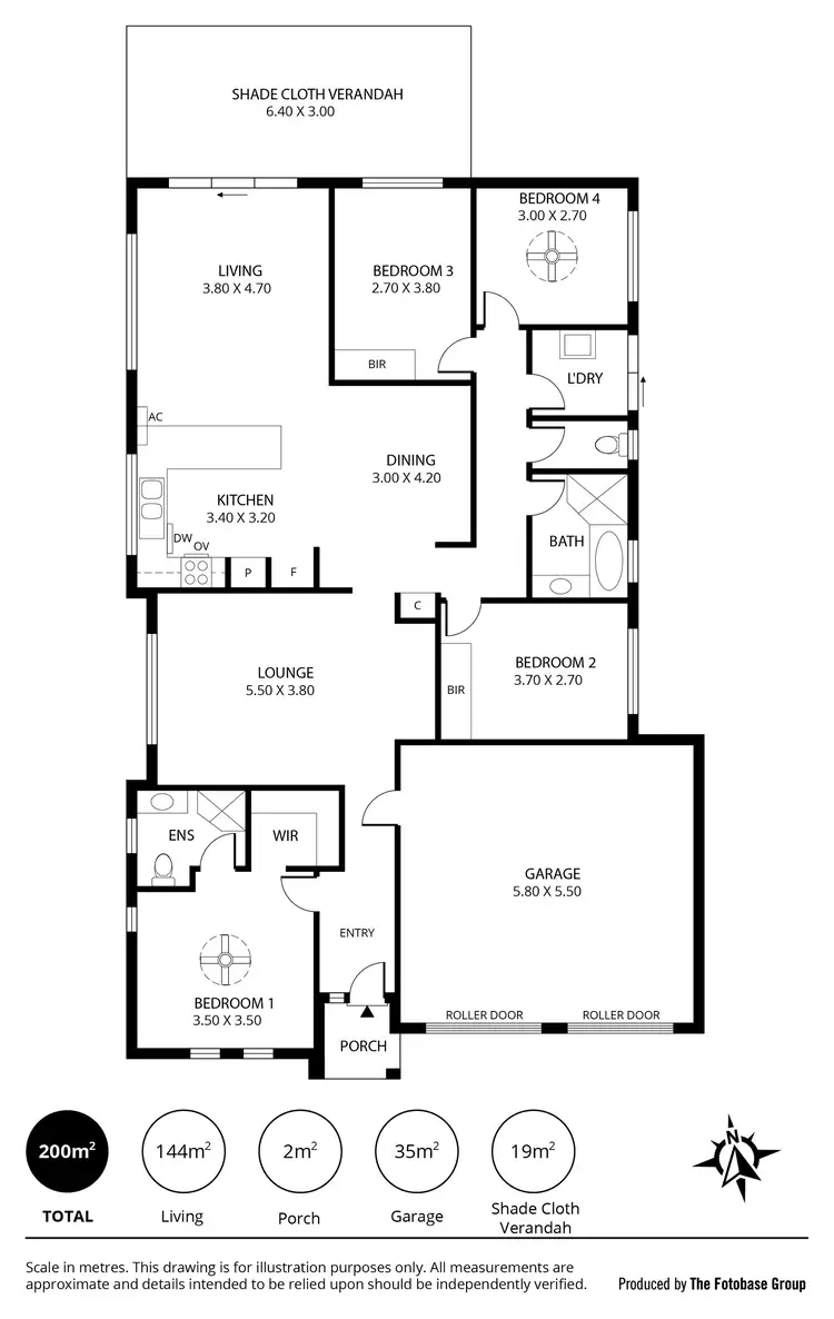 Floorplan of Homely house listing, 14 Durham Street, Seaford Meadows SA 5169