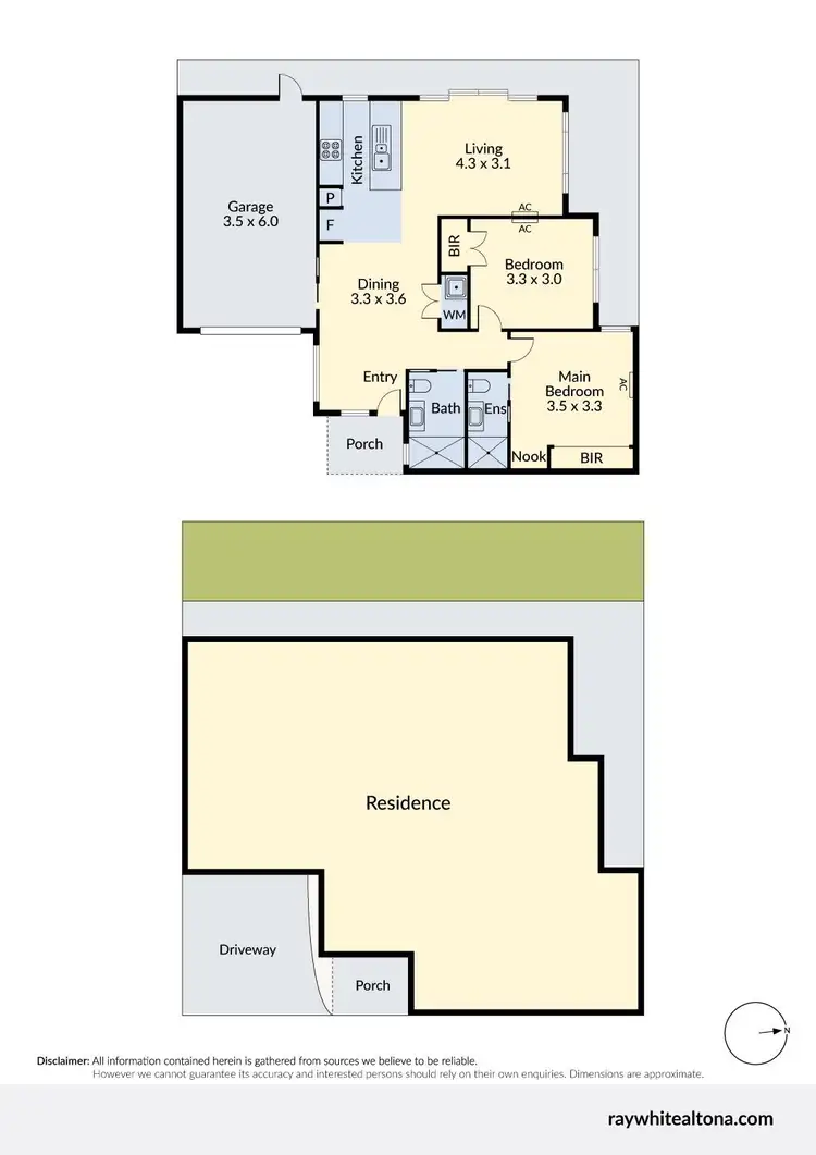 Floorplan of Homely unit listing, 3/46 Millers Road, Brooklyn VIC 3012