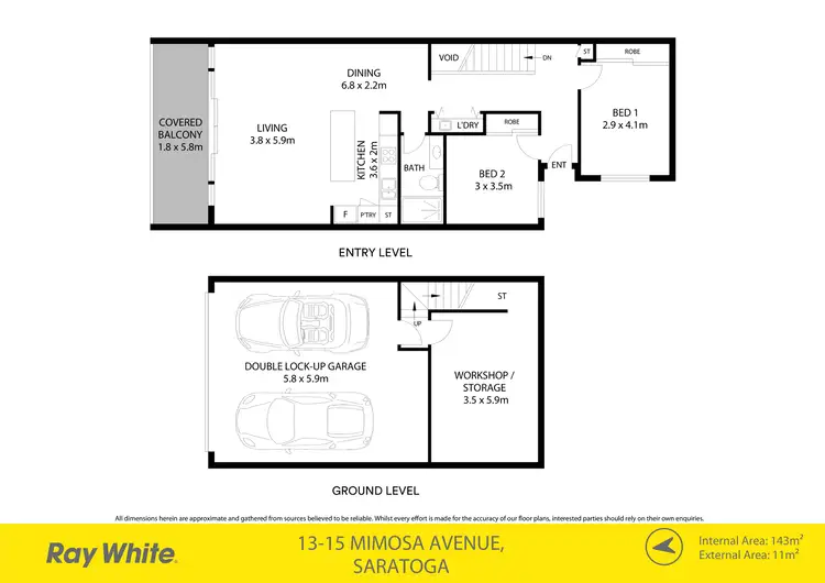 Floorplan of Homely unit listing, 13/15 Mimosa Avenue, Saratoga NSW 2251