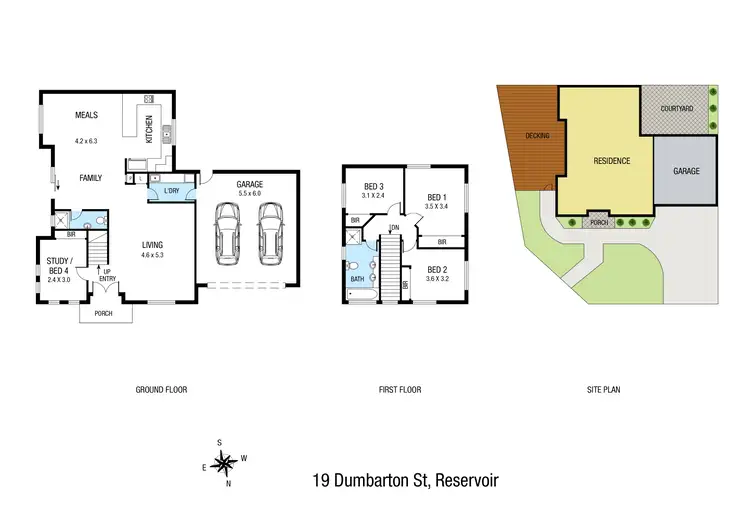 Floorplan of Homely house listing, 19 Dumbarton Street, Reservoir VIC 3073
