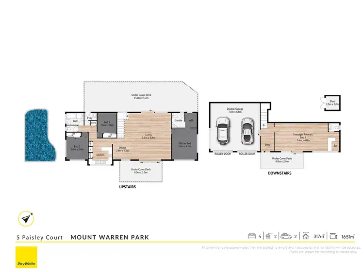 Floorplan of Homely house listing, 5 Paisley Court, Mount Warren Park QLD 4207